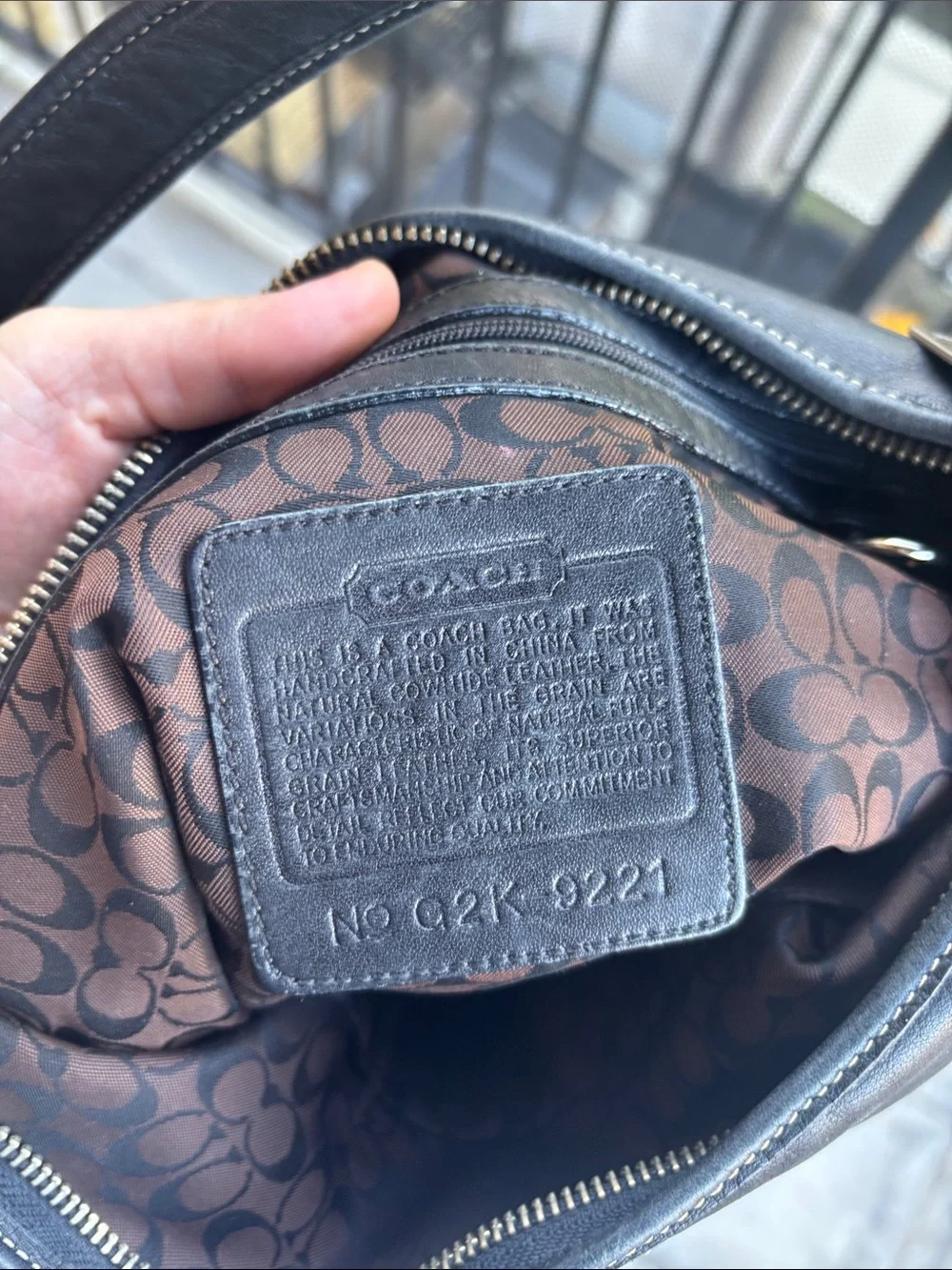 Vintage Coach Ergo Hobo Bag - 9221